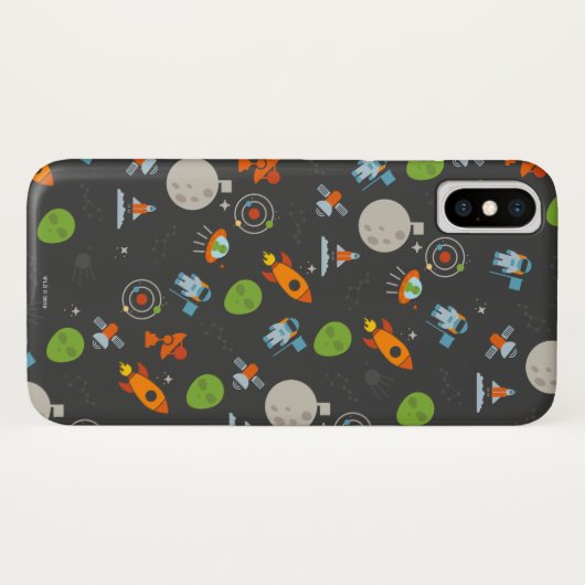 Coques Case-Mate iPhone Motif de l'espace (Dos (Horizontal))