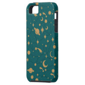 Coques Case-Mate iPhone Motif de l'espace (Dos gauche)