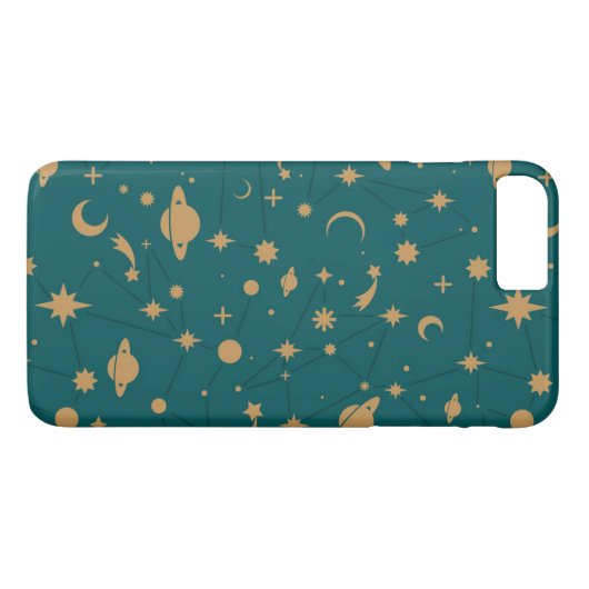 Coques Case-Mate iPhone Motif de l'espace (Dos (Horizontal))