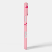 Coques Case-Mate iPhone Motif de libellule japonaise, rose corail clair (Verso / Droite)