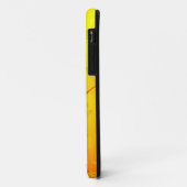 Coques Case-Mate iPhone Motif de libellule jaune doré, (Dos/Gauche)