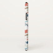 Coques Case-Mate iPhone Motif de libellules de monogramme (Dos/Droite)