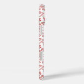 Coques Case-Mate iPhone Motif de l'icône de Noël rouge (Verso / Droite)