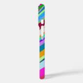 Coques Case-Mate iPhone Motif de ligne diagonale multiple (Verso / Gauche)