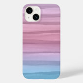 Coques Case-Mate iPhone Motif de lignes d'aquarelle Pastel (Verso)