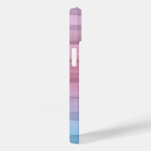 Coques Case-Mate iPhone Motif de lignes d'aquarelle Pastel (Verso / Droite)