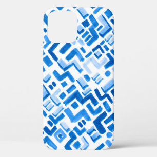 Case-Mate iPhone Case Motif de lignes et bandes d'aquarelle Abstraites