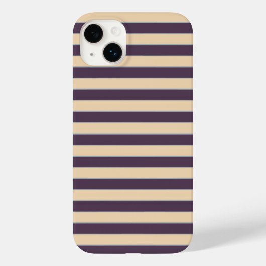 Coques Case-Mate iPhone Motif de lignes violettes et roses rousses (Verso)