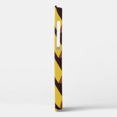 Coques Case-Mate iPhone Motif de luxe sans soudure de ligne zigzag (Verso / Gauche)