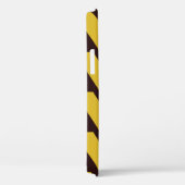 Coques Case-Mate iPhone Motif de luxe sans soudure de ligne zigzag (Verso / Droite)