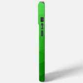 Coques Case-Mate iPhone Motif de maillage géométrique vert clair et ombrag (Verso / Gauche)