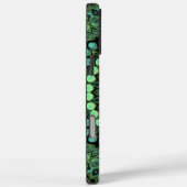 Coques Case-Mate iPhone Motif de mandala kaléidoscope vert et sarcelle (Verso / Droite)