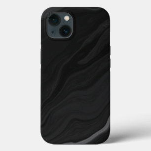 Case-Mate iPhone Case Motif de marbre en pierre noire élégant