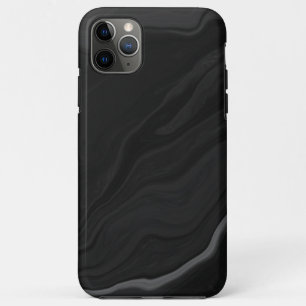 Case-Mate iPhone Case Motif de marbre en pierre noire élégant