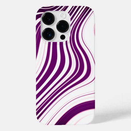 Coques Case-Mate iPhone Motif de marbre violet (Verso)