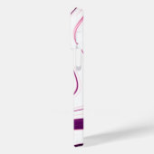 Coques Case-Mate iPhone Motif de marbre violet (Verso / Gauche)