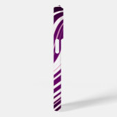 Coques Case-Mate iPhone Motif de marbre violet (Verso / Droite)