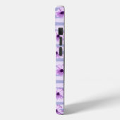 Coques Case-Mate iPhone Motif de marguerite bleue et violette (Verso / Gauche)