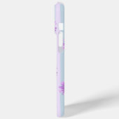 Coques Case-Mate iPhone Motif de marguerite bleue et violette (Verso / Gauche)