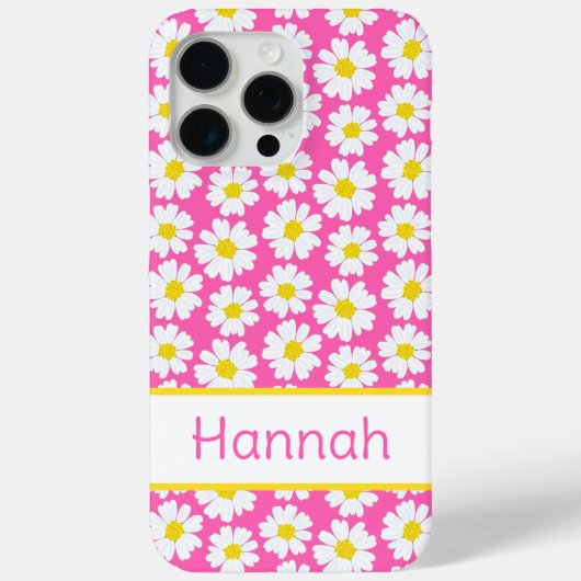 Coques Case-Mate iPhone Motif de marguerite tendance (Verso)