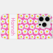 Coques Case-Mate iPhone Motif de marguerite tendance (Verso (horizontal))