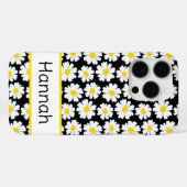 Coques Case-Mate iPhone Motif de marguerite tendance (Verso (horizontal))
