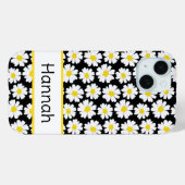 Coques Case-Mate iPhone Motif de marguerite tendance (Verso (horizontal))