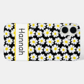 Coques Case-Mate iPhone Motif de marguerite tendance (Verso (horizontal))
