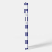 Coques Case-Mate iPhone Motif de marine et de En vichy blanc (Verso / Gauche)