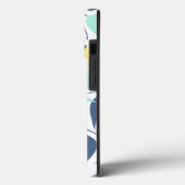 Coques Case-Mate iPhone Motif de menthe et citron jaune (Verso / Gauche)