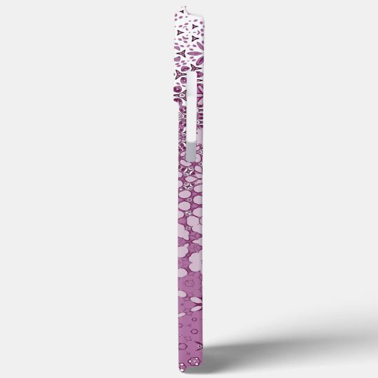 Coques Case-Mate iPhone Motif de métamorphose florale (Verso / Gauche)