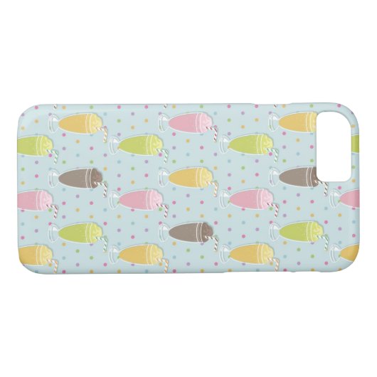 Coques Case-Mate iPhone Motif de Milkshake (Dos (Horizontal))