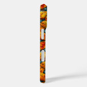 Coques Case-Mate iPhone Motif de mosaïque d'automne (Verso / Droite)