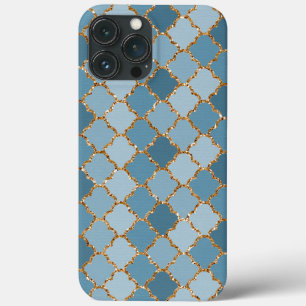 Coques Pour iPhone Motif de mosaïque de la Parties scintillant d'or b