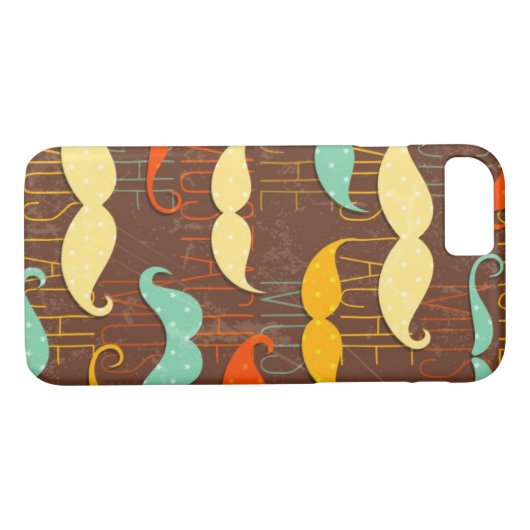 Coques Case-Mate iPhone Motif de moustache (Dos (Horizontal))