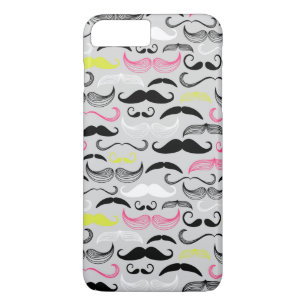 Coque iPhone 7 Plus Motif de moustache, rétro style