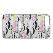 Coques Case-Mate iPhone Motif de moustache, rétro style (Dos (Horizontal))