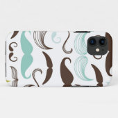 Coques Case-Mate iPhone Motif de moustache, rétro style 2 (Dos (Horizontal))