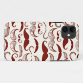 Coques Case-Mate iPhone Motif de moustache, rétro style 3 (Dos (Horizontal))
