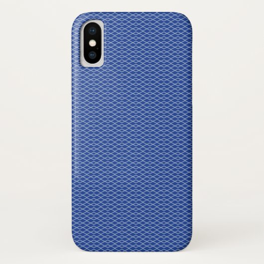 Coques Case-Mate iPhone Motif de Navy Chevron (Dos)