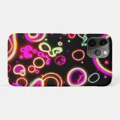 Coques Case-Mate iPhone Motif de néon vibrant (Dos (Horizontal))