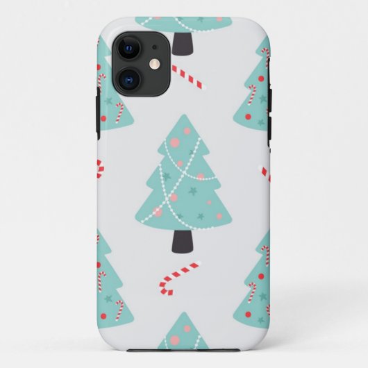 Coques Case-Mate iPhone Motif de Noël (Dos)