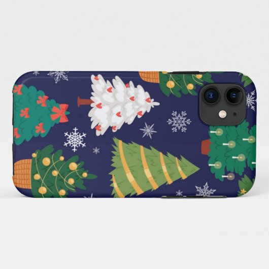 Coques Case-Mate iPhone Motif de Noël (Dos (Horizontal))