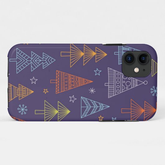 Coques Case-Mate iPhone Motif de Noël (Dos (Horizontal))