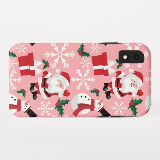 Coques Case-Mate iPhone Motif de Noël (Dos (Horizontal))