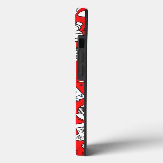 Coques Case-Mate iPhone Motif de Noël (Verso / Gauche)