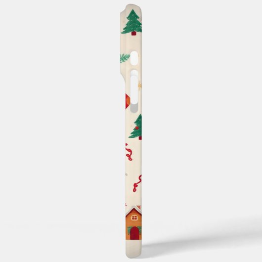 Coques Case-Mate iPhone motif de Noël (Verso / Gauche)