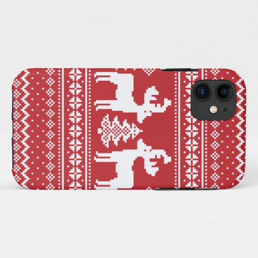 Coques Case-Mate iPhone Motif de Noël (Dos (Horizontal))