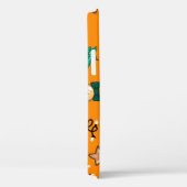 Coques Case-Mate iPhone Motif de Noël avec bougies, Tangerinesbackgrou (Verso / Droite)