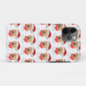 Coques Case-Mate iPhone Motif de Noël de chien Chow Chow mignon (Dos (Horizontal))